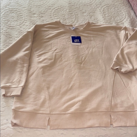 JoyLab Tops - BNWT JoyLab Cream Pullover
